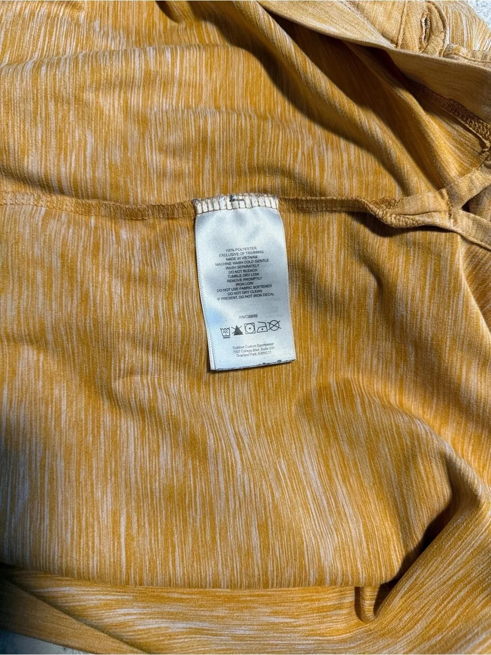 Columbia Heathered Tan Short-Sleeve Polo